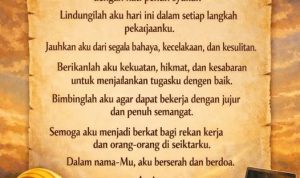 Doa Kristen Tentang Cara Bekerja